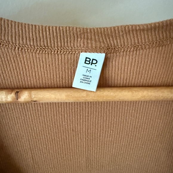 BP Tan Ribbed Tank Top - Picture 2 of 3